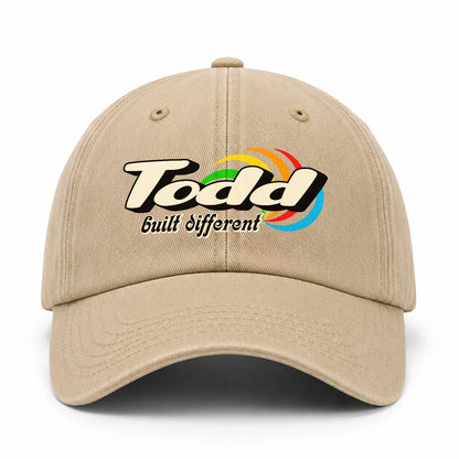 Your Name Built Different Retro Washed Cap TODD 13K1 C55PF