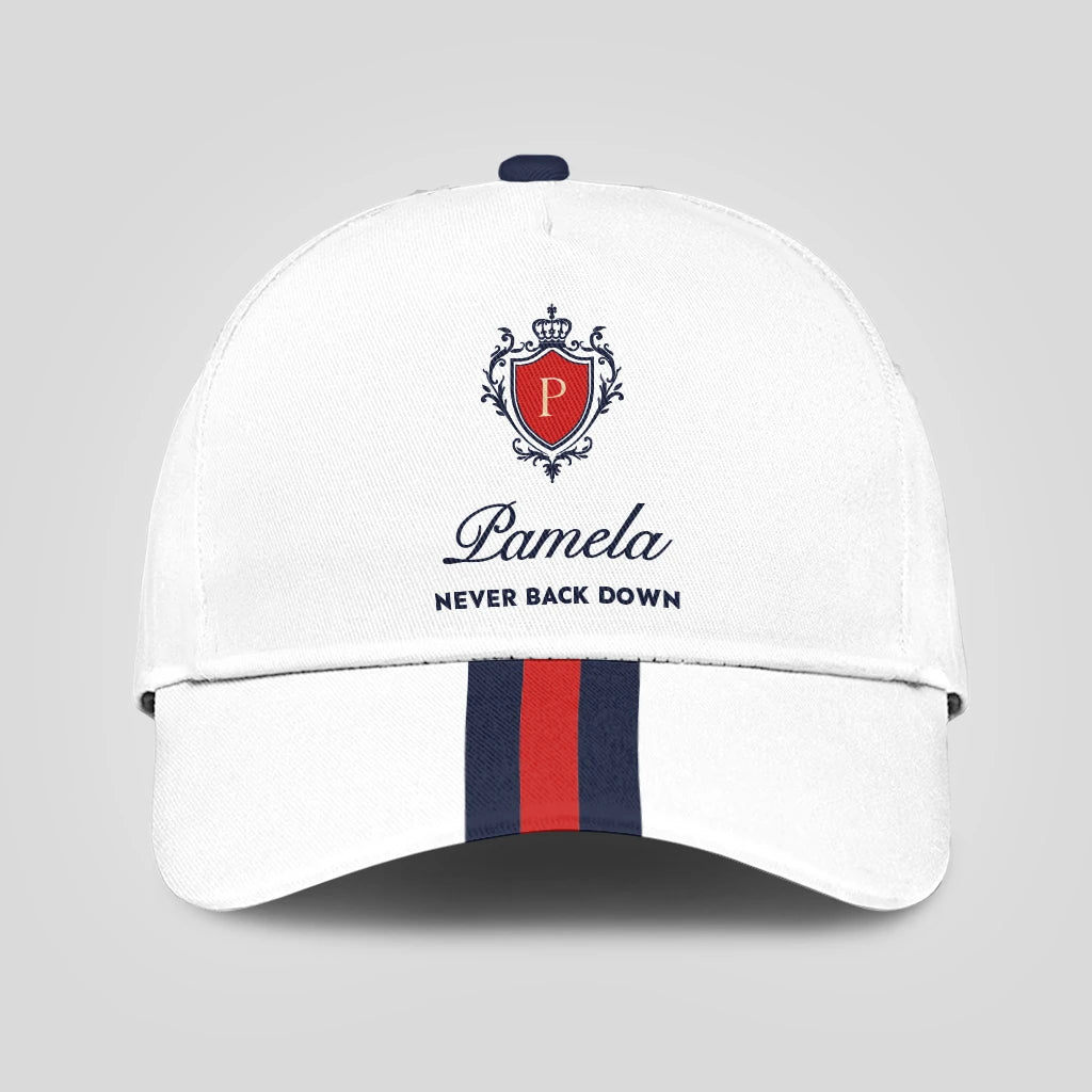 Never Back Down Stripped Cap PAMELA 13K1 C86PF