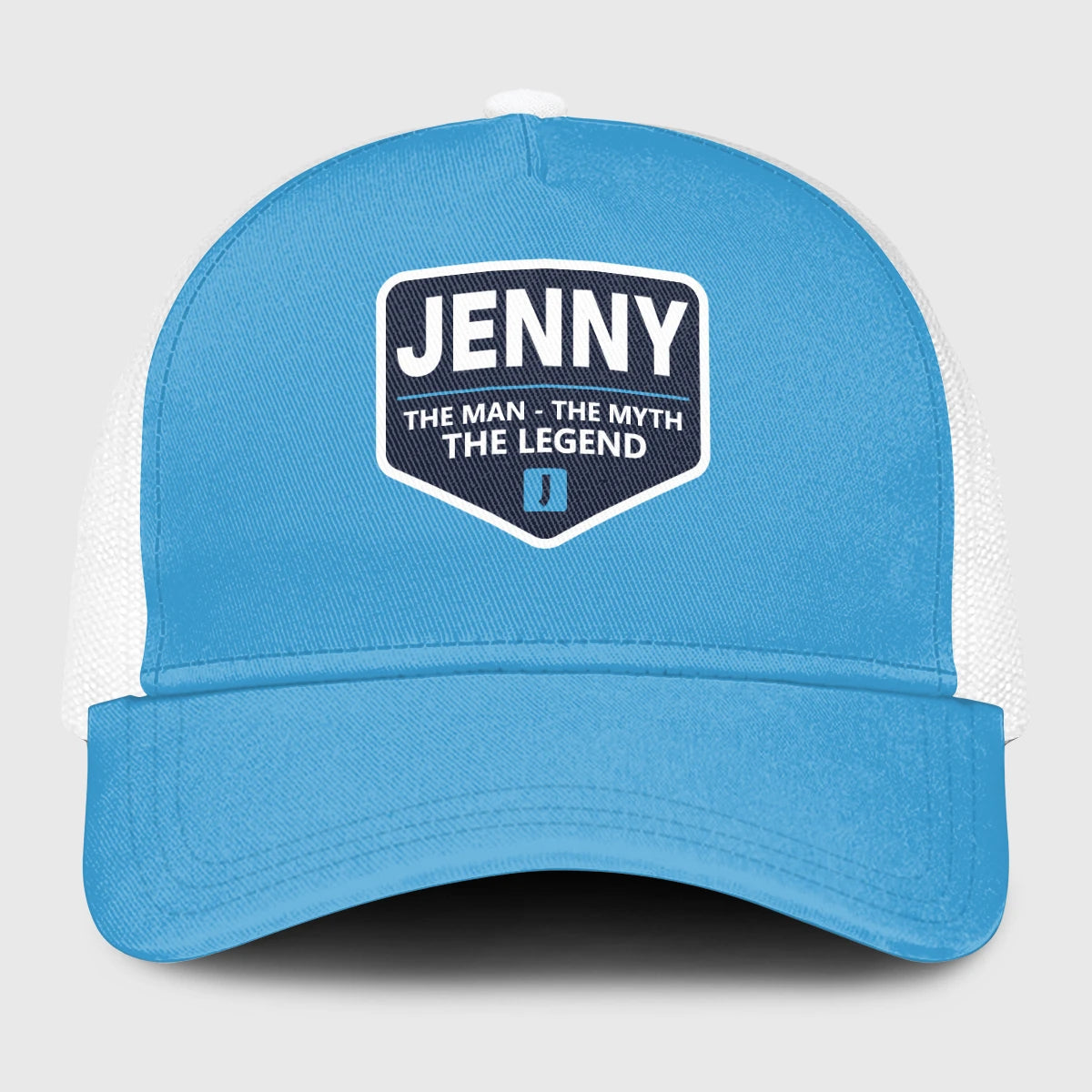 The Man The Myth The Legend Light Blue Mesh Cap JENNY 13K1 C190PF
