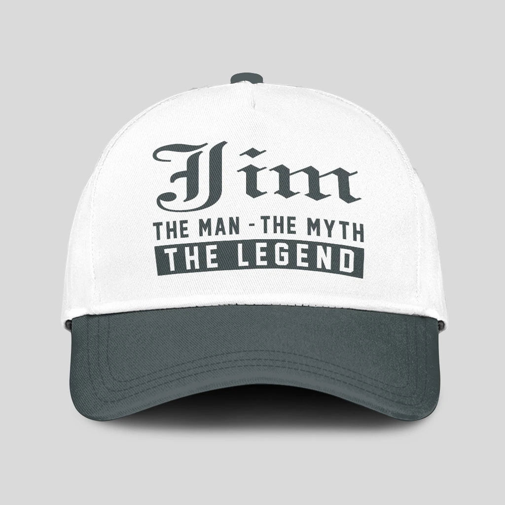 The Man The Myth The Legend Luxury Cap JIM 13K1 C39PF