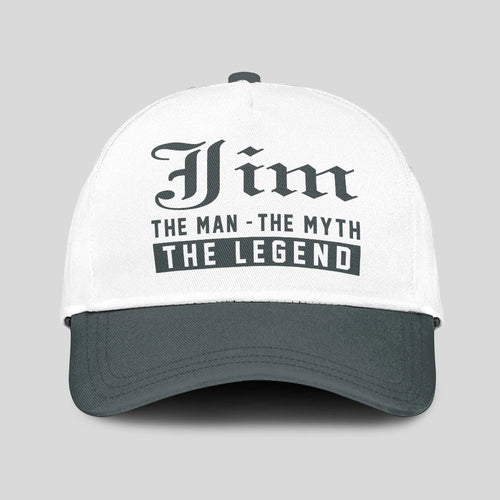 The Man The Myth The Legend Luxury Cap JIM 13K1 C39PF