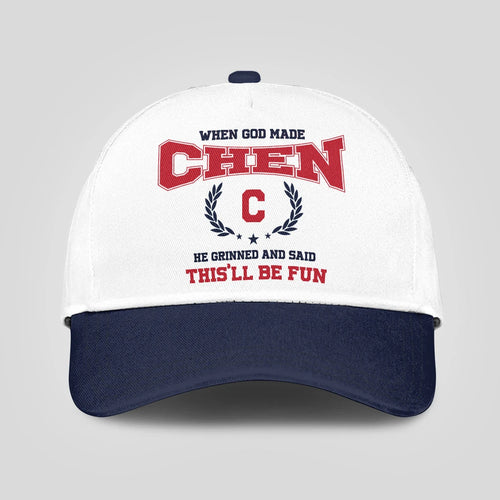 When God Made Your Name He Grinned And Said This'll Be Fun Blue Cap CHEN 13K1 C57PF