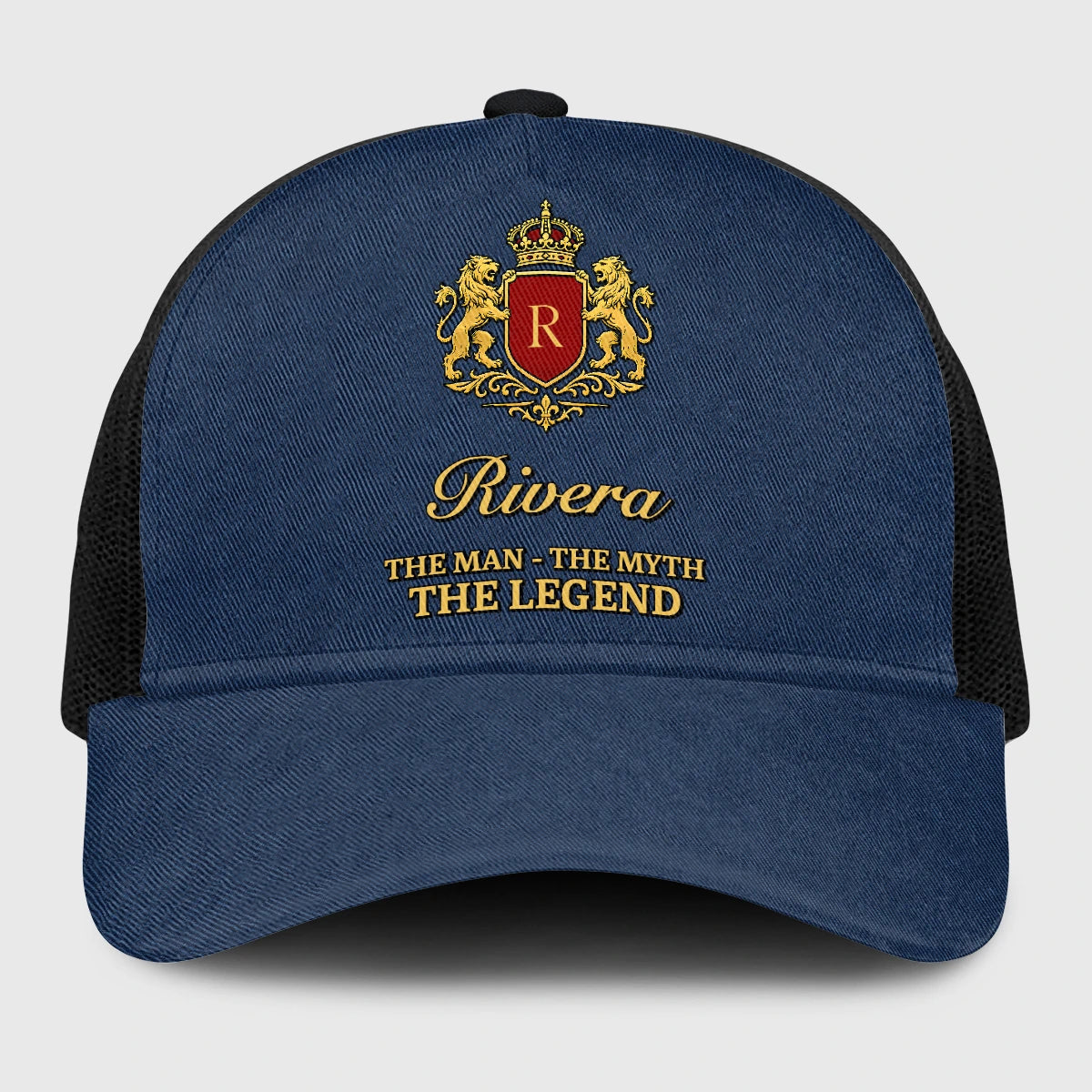 The Man The Myth The Legend Royal Blue Mesh Cap RIVERA 13K1 C187PF