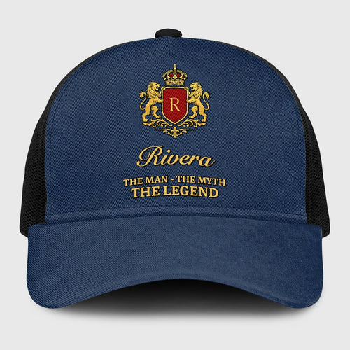 The Man The Myth The Legend Royal Blue Mesh Cap RIVERA 13K1 C187PF