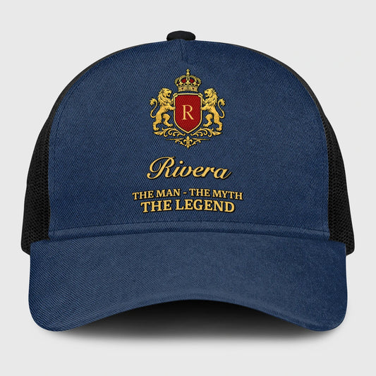 The Man The Myth The Legend Royal Blue Mesh Cap RIVERA 13K1 C187PF