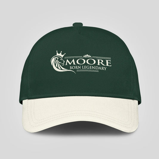 Born Legendary Lion Logo Sage Green And Beige Cap MOORE 13K1 C182PF