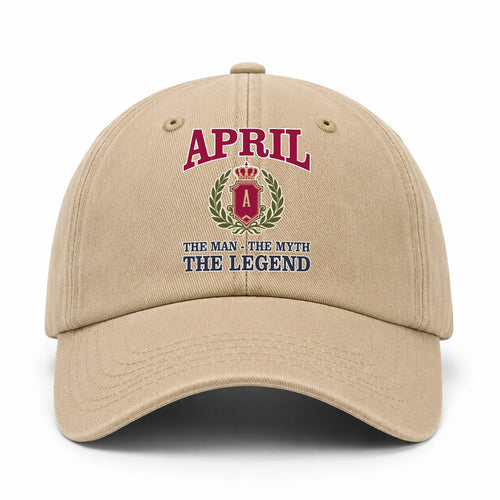 The Man The Myth The Legend Royal Khaki Cap APRIL 13K1 C116PF