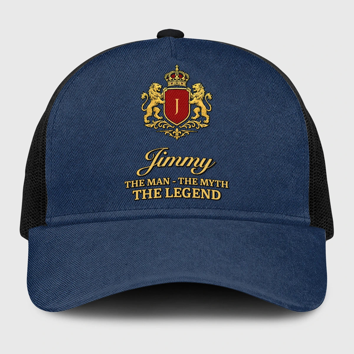 The Man The Myth The Legend Royal Blue Mesh Cap JIMMY 13K1 C187PF