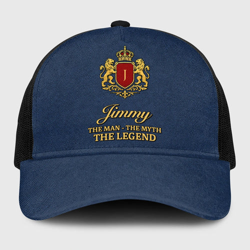 The Man The Myth The Legend Royal Blue Mesh Cap JIMMY 13K1 C187PF