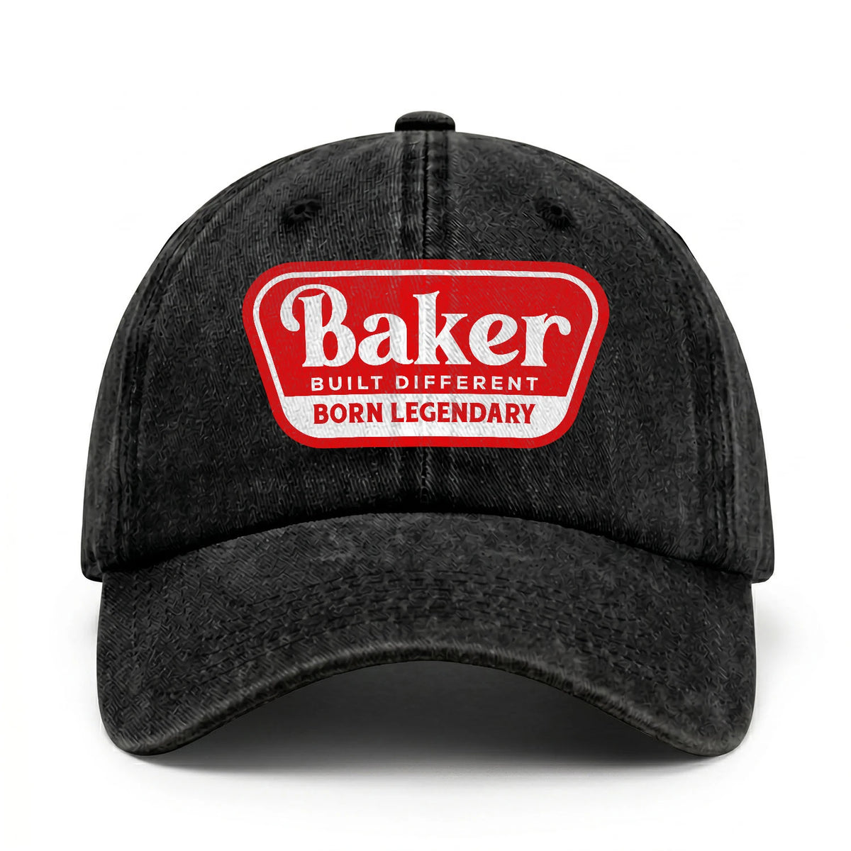 Built Different Born Legendary Red Logo Washed Cap BAKER 13K1 C63PF