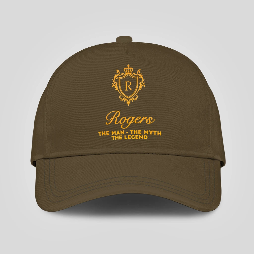The Man The Myth The Legend Luxury Olive Cap ROGERS 13K1 C91PF