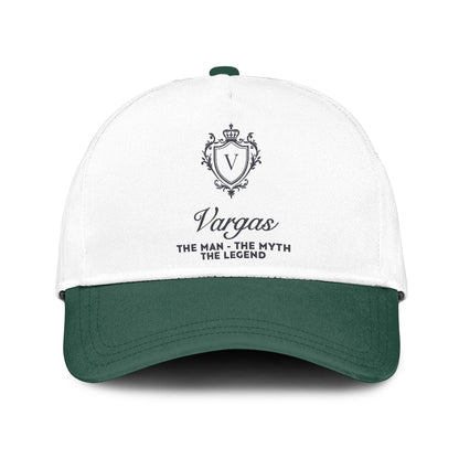The Man The Myth The Legend Beautiful Green And White Cap VARGAS 13K1 C171PF
