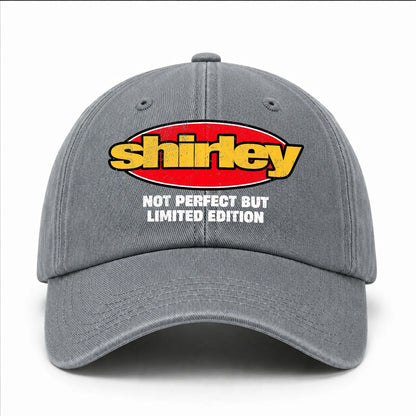 Your Name Not Perfect But Limited Edition Red Logo Washed Cap SHIRLEY 13K1 C84PF