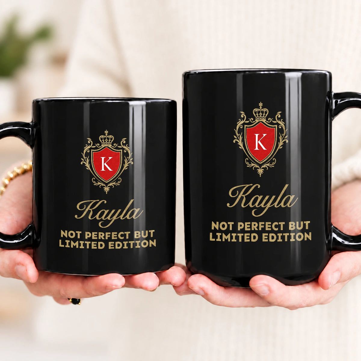 Not Perfect But Limited Eidition Golden Logo Mug KAYLA 13K1 MG19