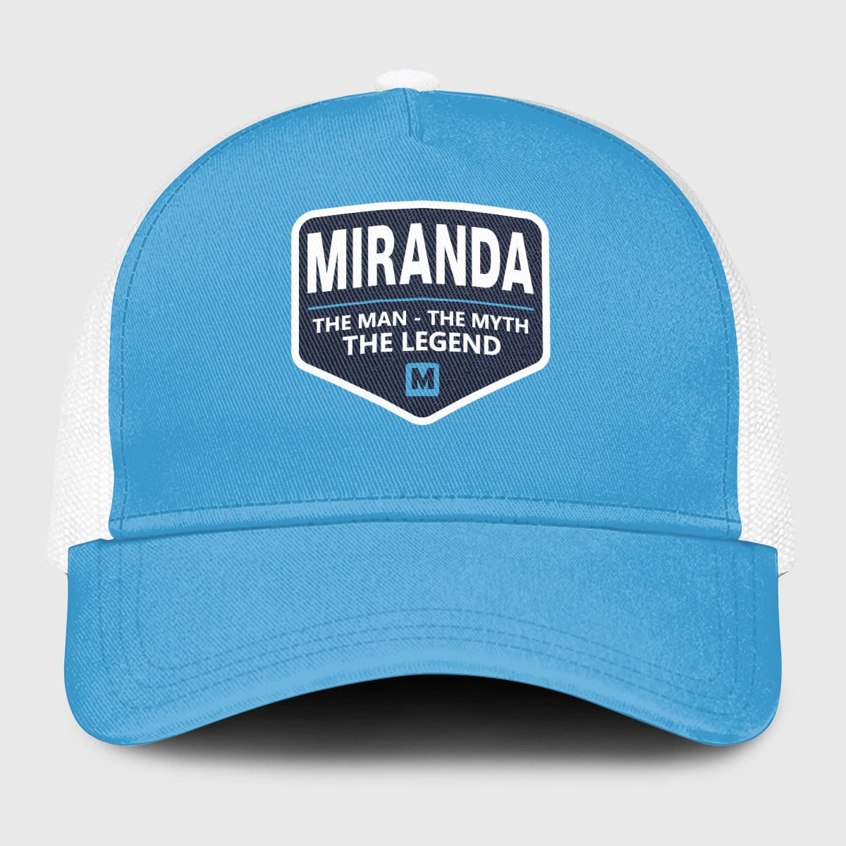 The Man The Myth The Legend Light Blue Mesh Cap MIRANDA 13K1 C190PF