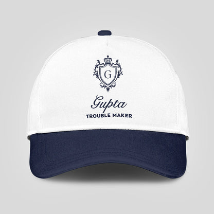 Trouble Maker Funny Blue And White Cap GUPTA 13K1 C152PF