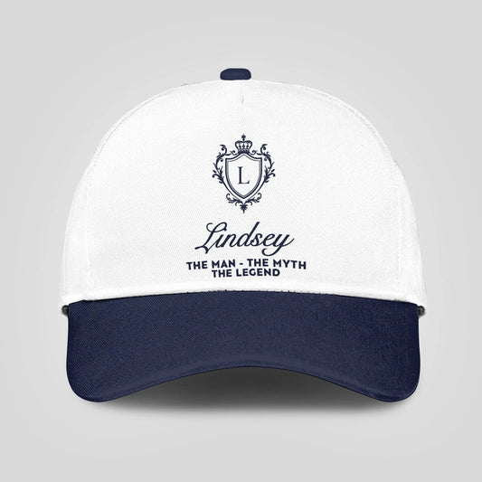 The Man The Myth The Legend Blue Cap LINDSEY 13K2 C46PF
