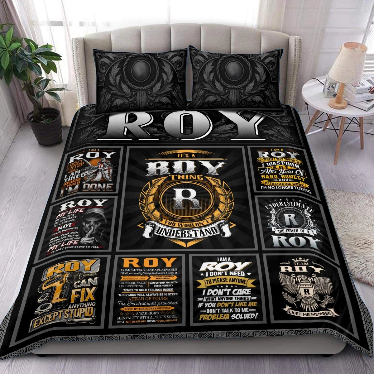 ROY Limited Edition Personalized Bedding Set 13K1-BS2