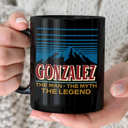 The Man The Myth The Legend Mountain Mug GONZALEZ 13K1 MG04