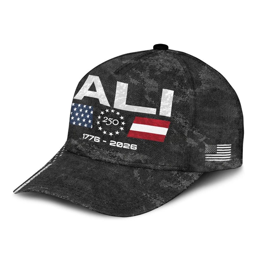 ALI 13K1-C13PF 250th Anniversary Patriotic Baseball Cap 1776–2026