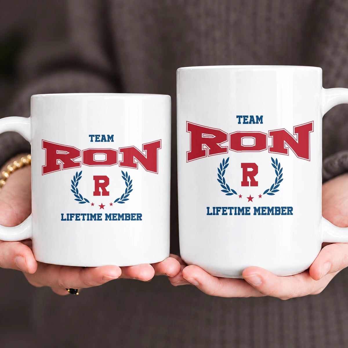 Team Your Name Lifetime Member Sporty Mug RON 13K1 MG09