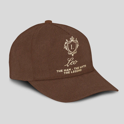 The Man The Myth The Legend Golden Brown Cap LEO 13K1 C142PF