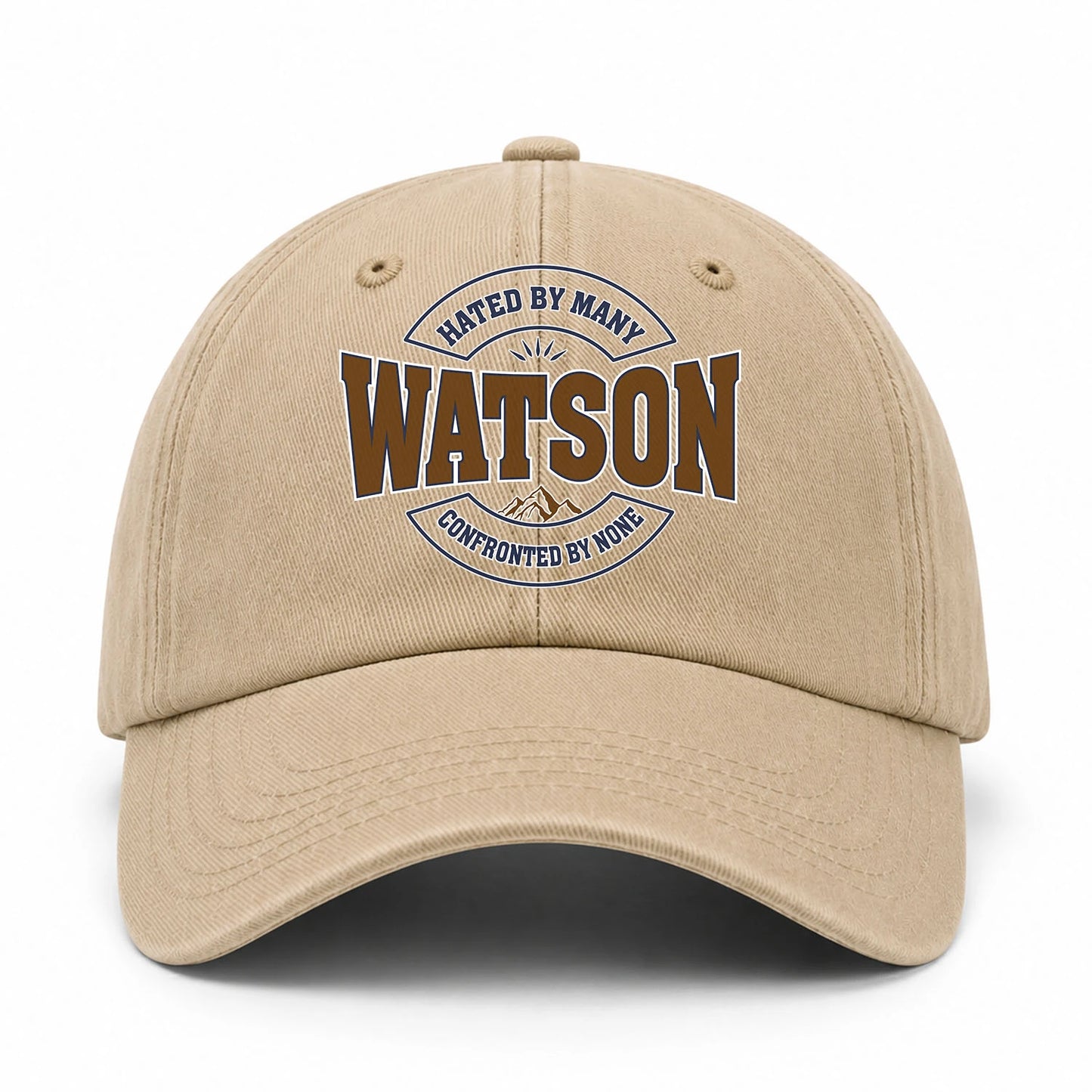 Hated By Many Confronted By None Washed Cap WATSON 13K1 C36PF