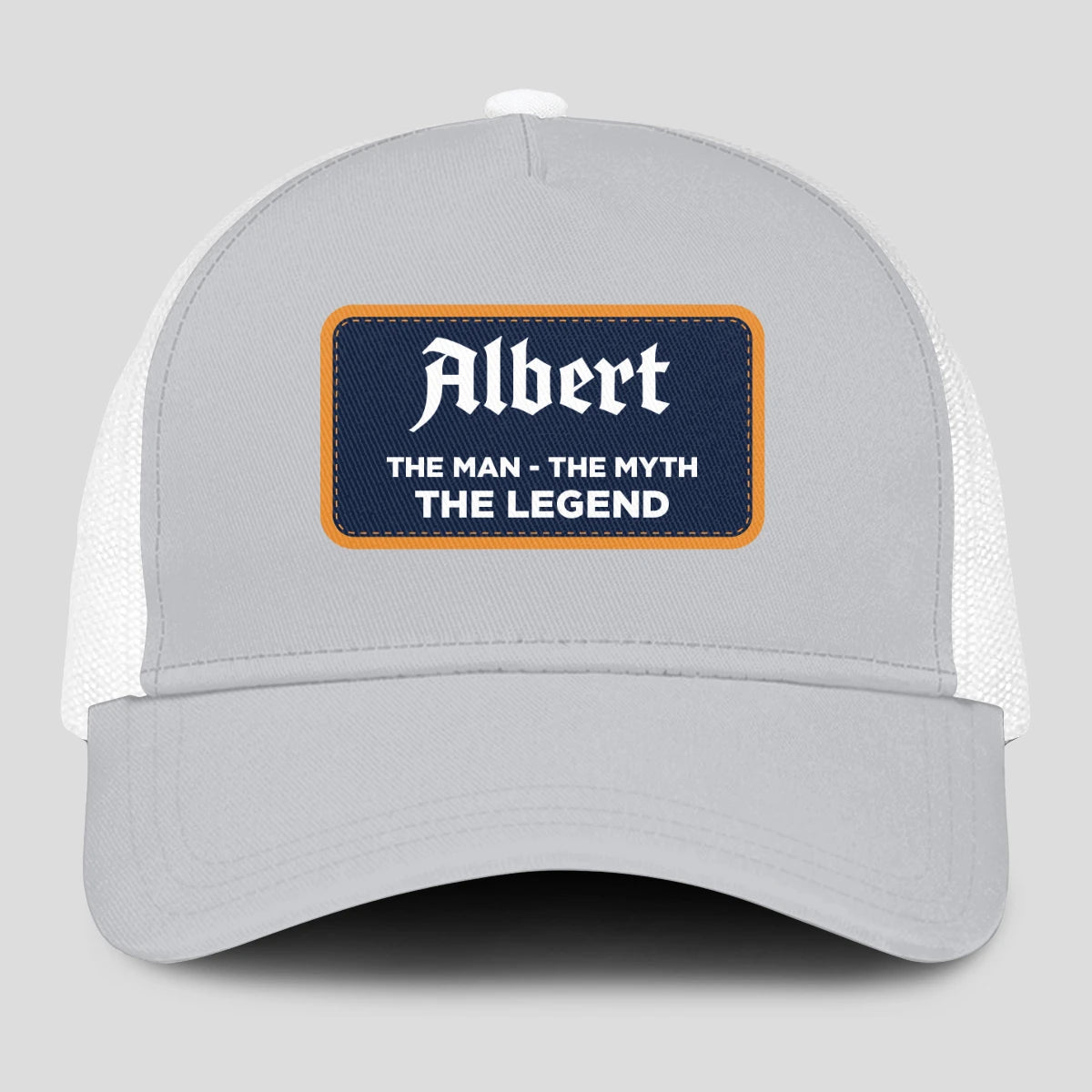 The Man The Myth The Legend Gray Mesh Cap ALBERT 13K1 C204PF