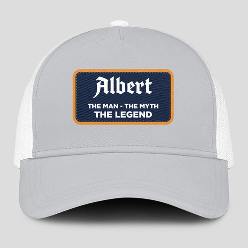 The Man The Myth The Legend Gray Mesh Cap ALBERT 13K1 C204PF