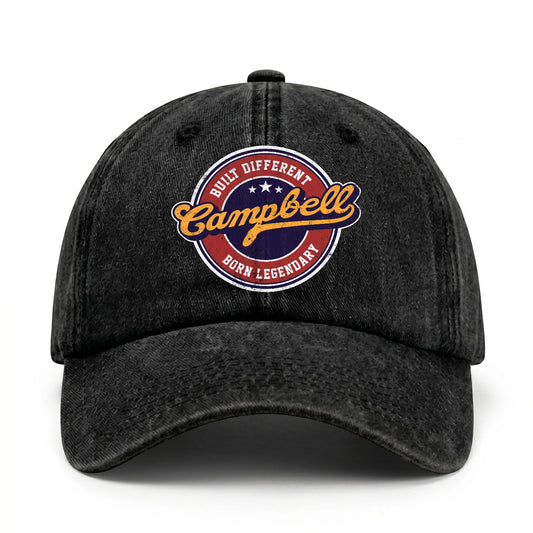 Built Different Born Legendary Logo Washed Cap CAMPBELL 13K1 C65PF