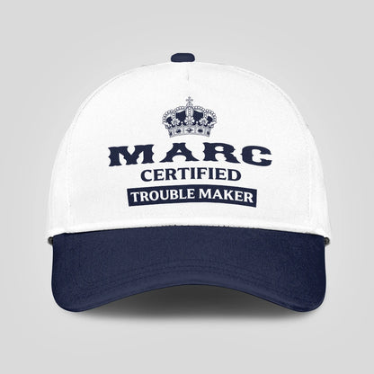 Certified Your Name Trouble Maker Washed Cap MARC 13K1 C148PF