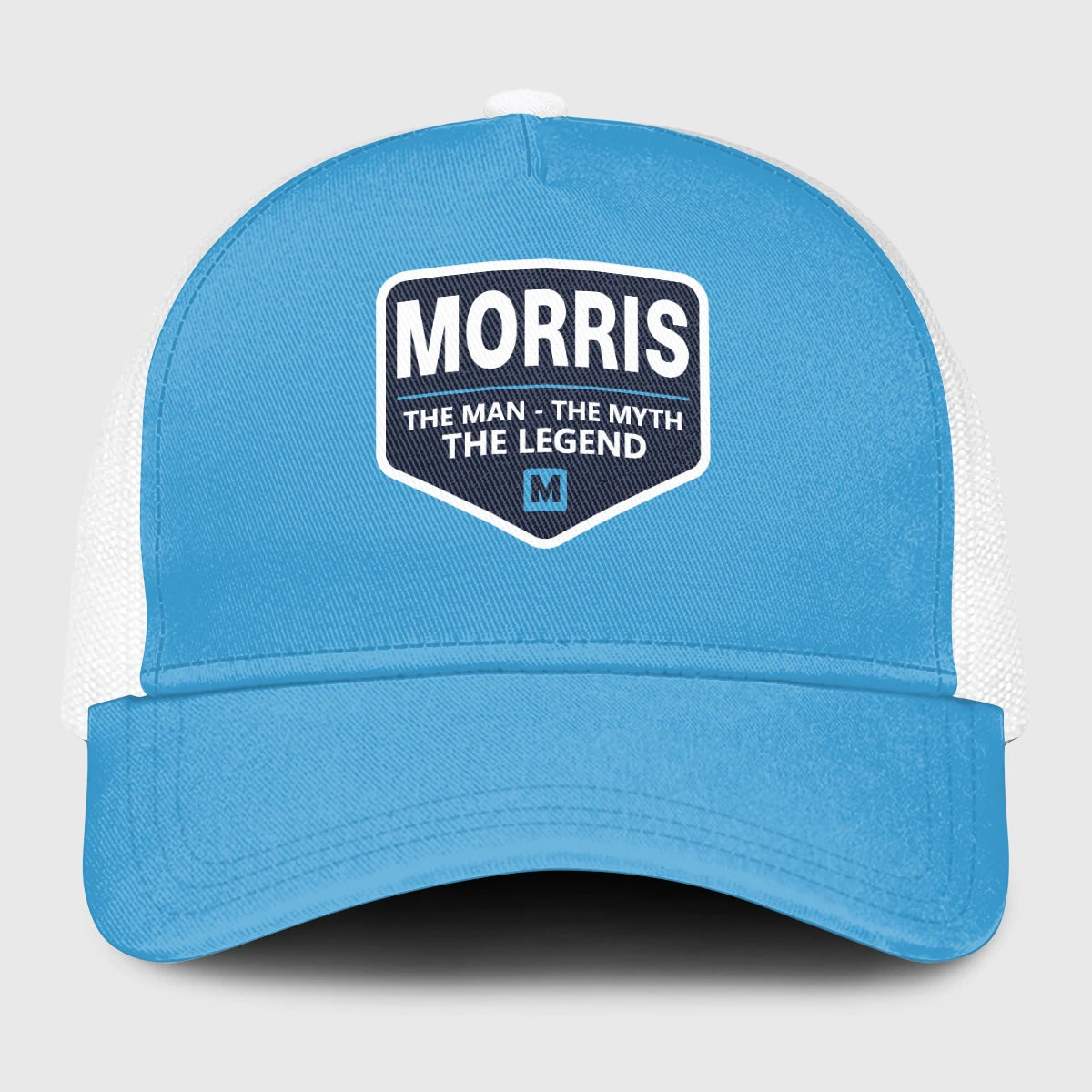 The Man The Myth The Legend Light Blue Mesh Cap MORRIS 13K1 C190PF