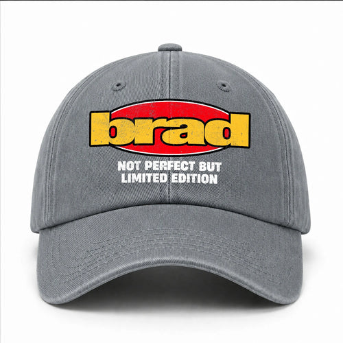 Your Name Not Perfect But Limited Edition Red Logo Washed Cap BRAD 13K1 C84PF