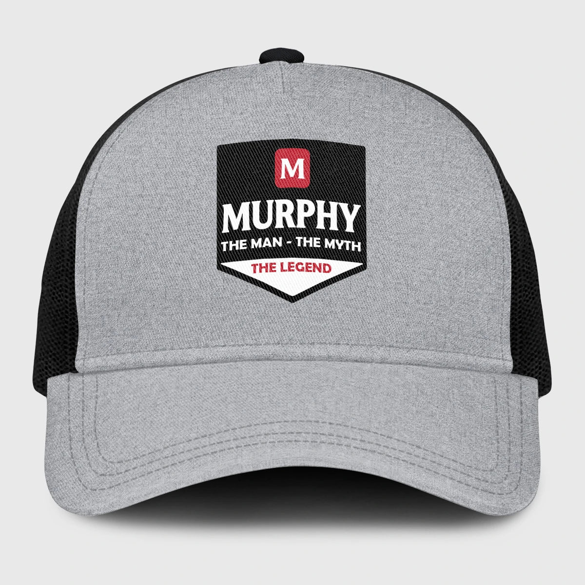 The Man The Myth The Legend Gray Mesh Cap MURPHY 13K1 C189PF
