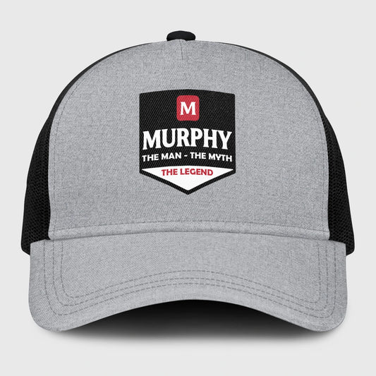 The Man The Myth The Legend Gray Mesh Cap MURPHY 13K1 C189PF