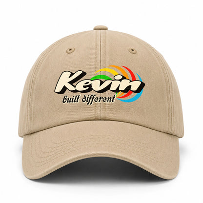 Your Name Built Different Retro Washed Cap KEVIN 13K1 C55PF