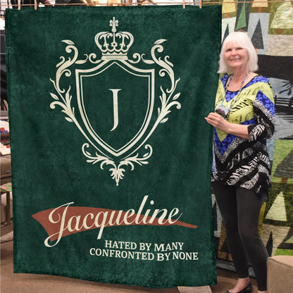 Hated by Many Confronted by None Old Money Blanket JACQUELINE 13K1 BK19