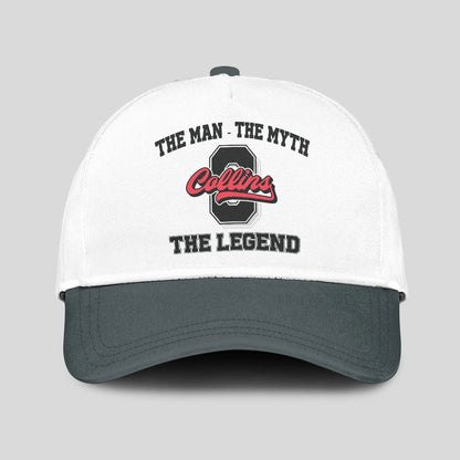 The Man The Myth The Legend Custom Initial Letter And Name Cap COLLINS 13K1 C38PF
