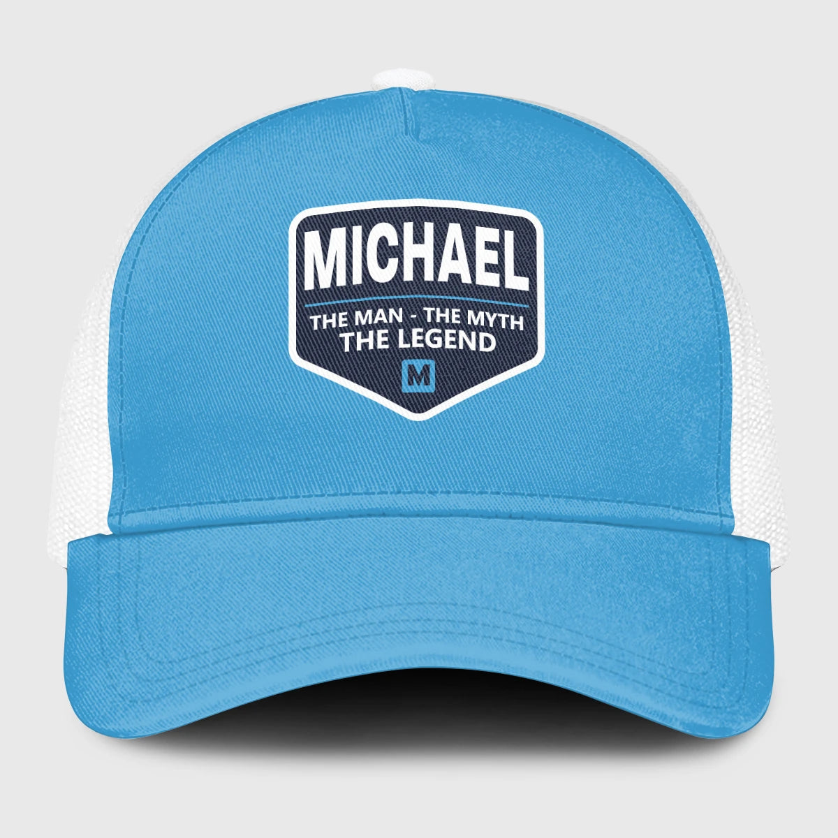 The Man The Myth The Legend Light Blue Mesh Cap MICHAEL 13K1 C190PF