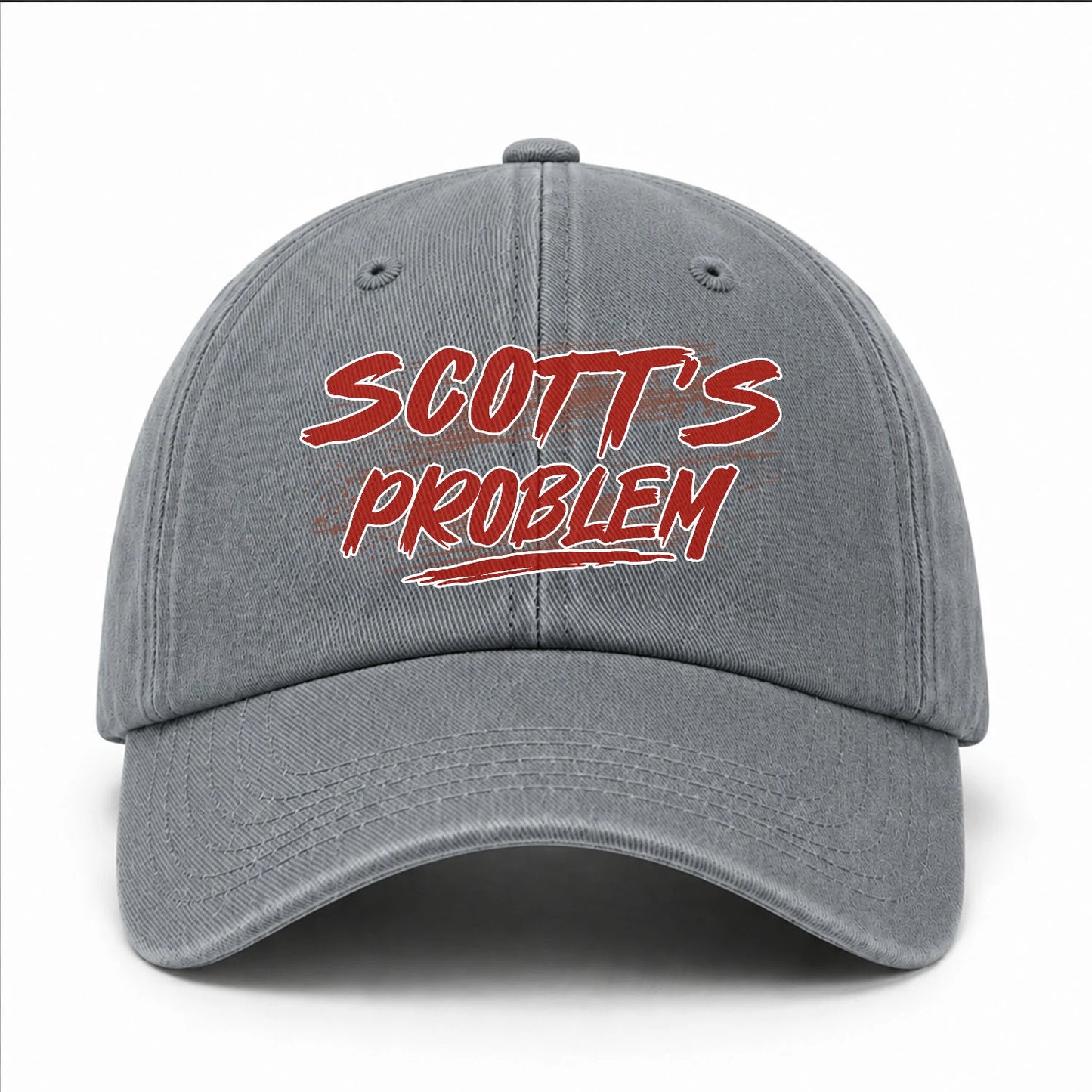 Admit It Life Without Your Name Would Be Boring Vintage Wased Cap SCOTT 13K1 C81PF