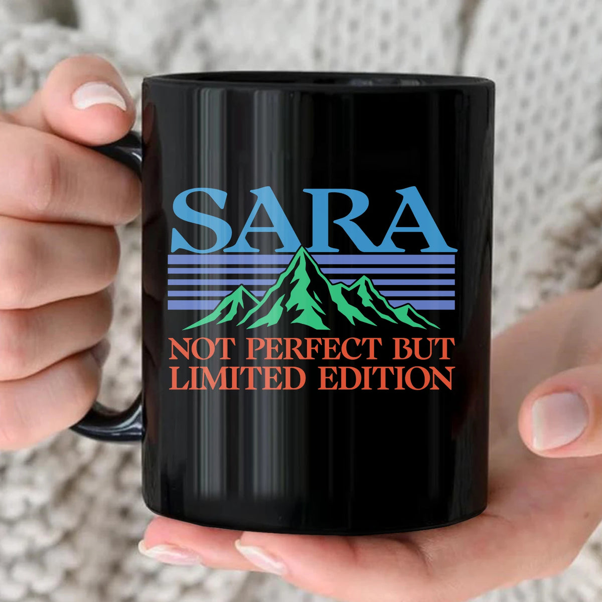 Not Perfect But Limited Eidition Retro Mountain Mug SARA 13K1 MG29