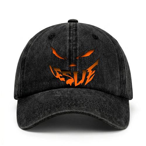 Your Name Jack O' Lantern Halloween Washed Cap LESLIE 13K1 C100PF