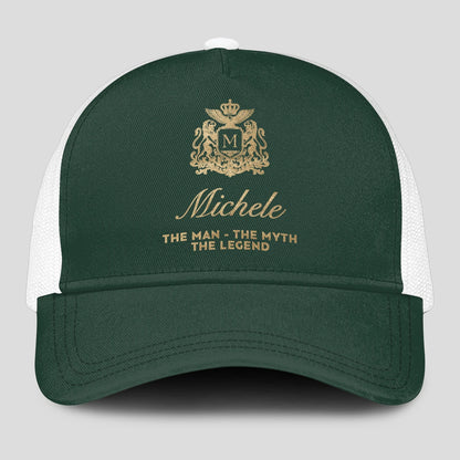 The Man The Myth The Legend Sage Green Mesh Cap MICHELE 13K1 C192PF