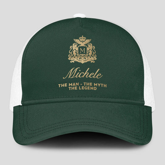 The Man The Myth The Legend Sage Green Mesh Cap MICHELE 13K1 C192PF