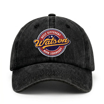 Built Different Born Legendary Logo Washed Cap WATSON 13K1 C65PF