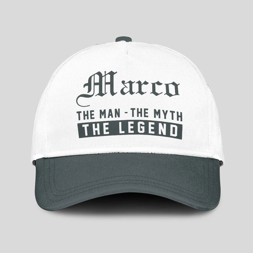 The Man The Myth The Legend Luxury Cap MARCO 13K1 C39PF