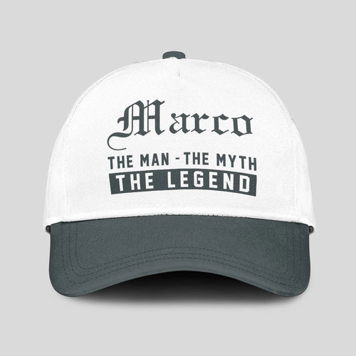 The Man The Myth The Legend Luxury Cap MARCO 13K1 C39PF