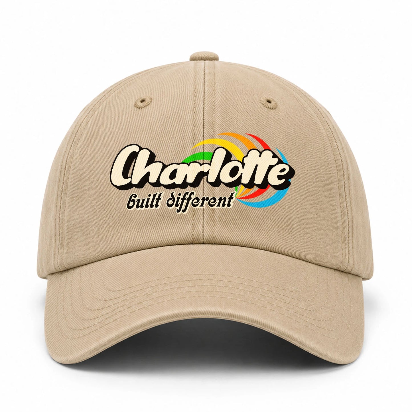Your Name Built Different Retro Washed Cap CHARLOTTE 13K1 C55PF