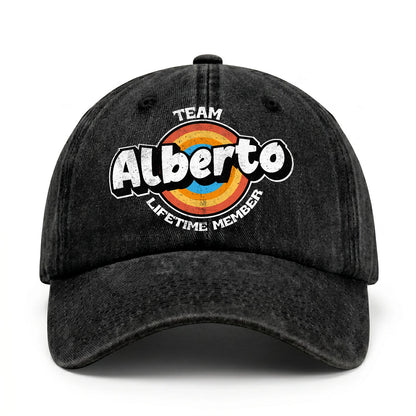 Team Your Name Lifetime Member Logo Cap ALBERTO 13K1 C66PF