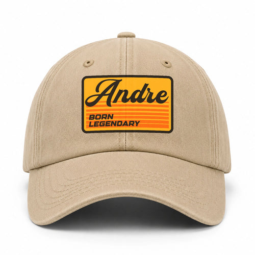 Born Legendary Vintage Washed Cap ANDRE 13K1 C64PF